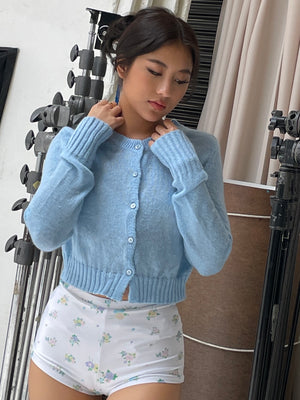 Dixie Cardigan in Baby Blue