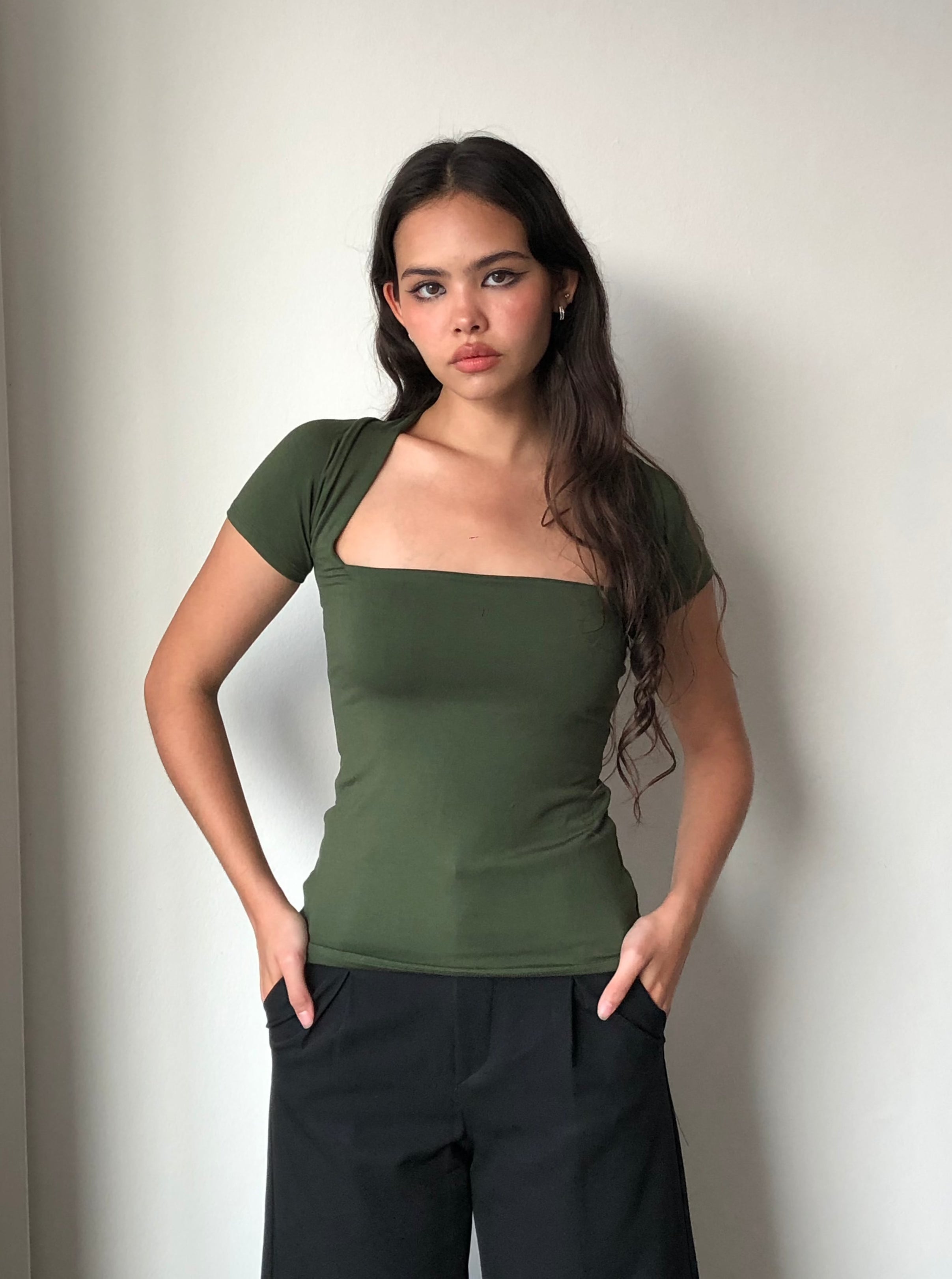 Cassis T-Shirt in Forest Green