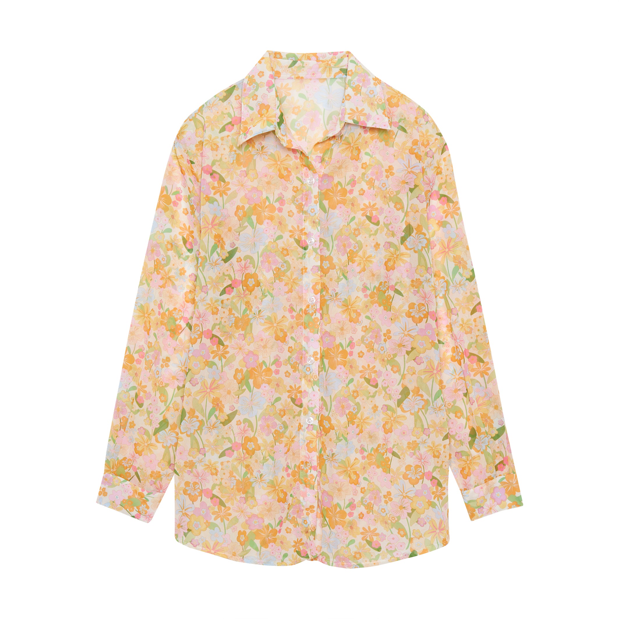Mimosas Chiffon Shirt