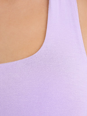 Kir Bodysuit in Lilac (Light Purple)