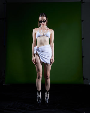 Tiki Set (Bikini&Cover Up) in White